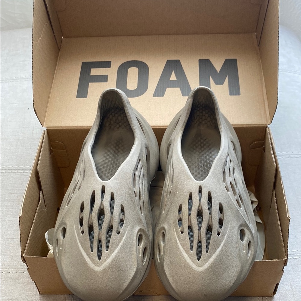 Gray Foam Slip-On Shoes